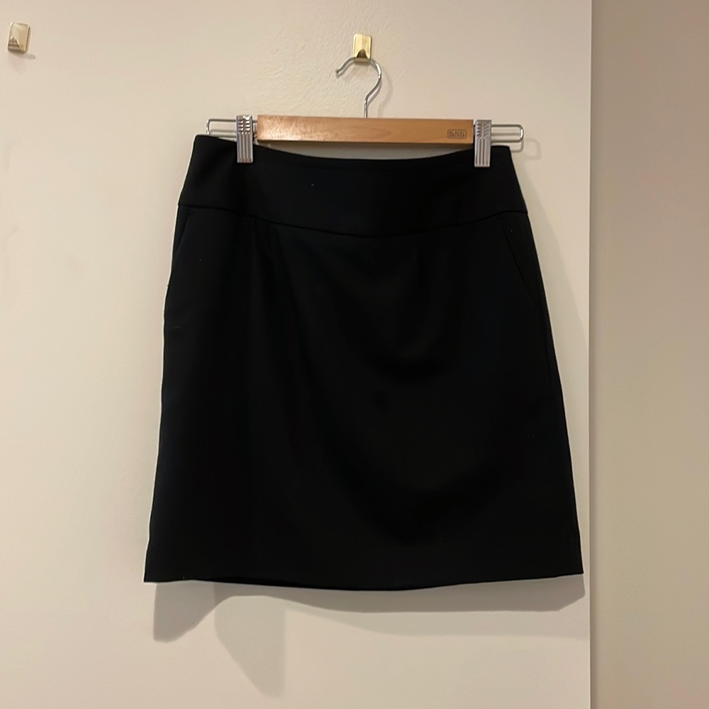 LOFT Black Skirt with Pockets